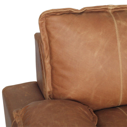 Luna Leather Three Seater Sofa Sun Republic 