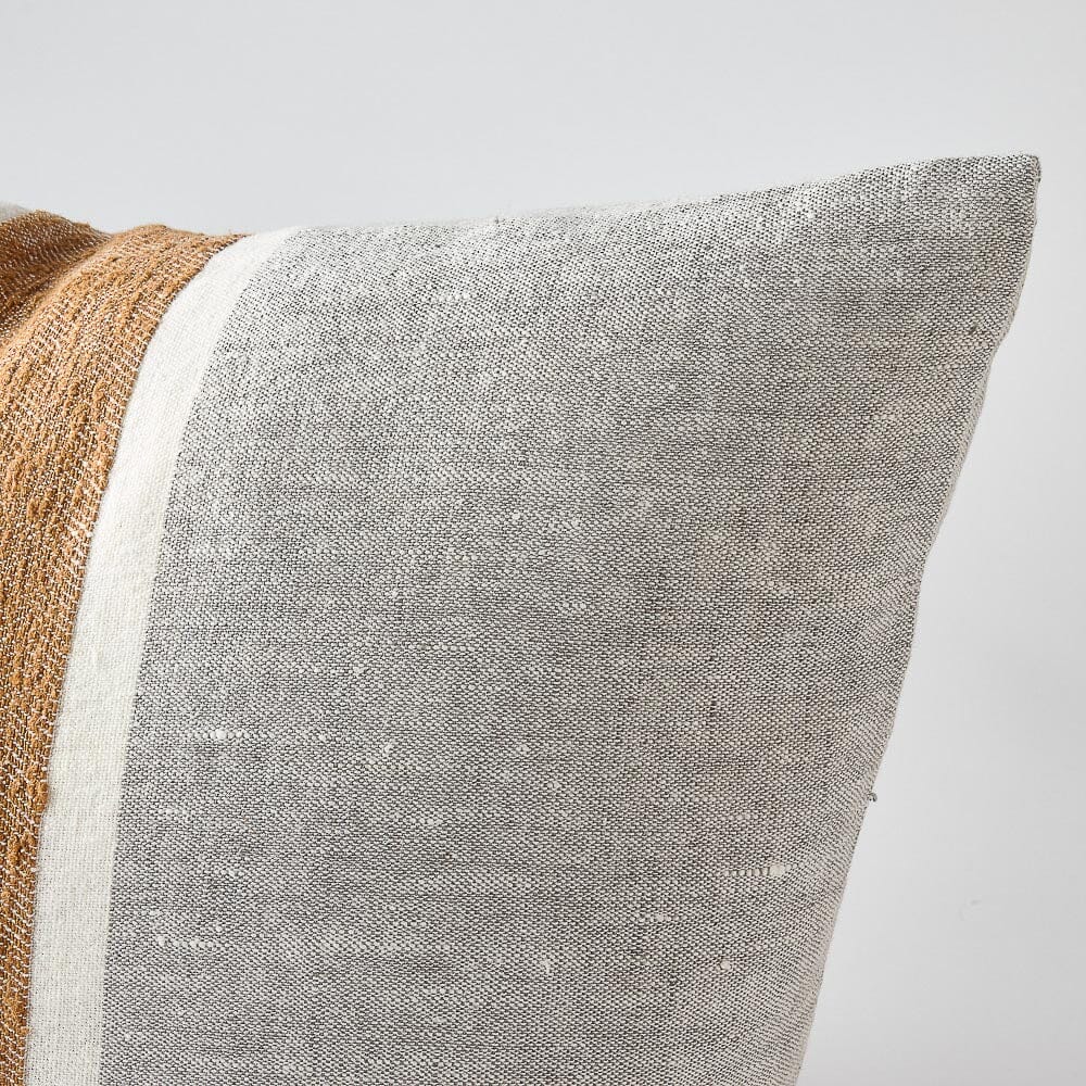 Magnus Linen Cushion - Slate/Nutmeg Sun Republic 