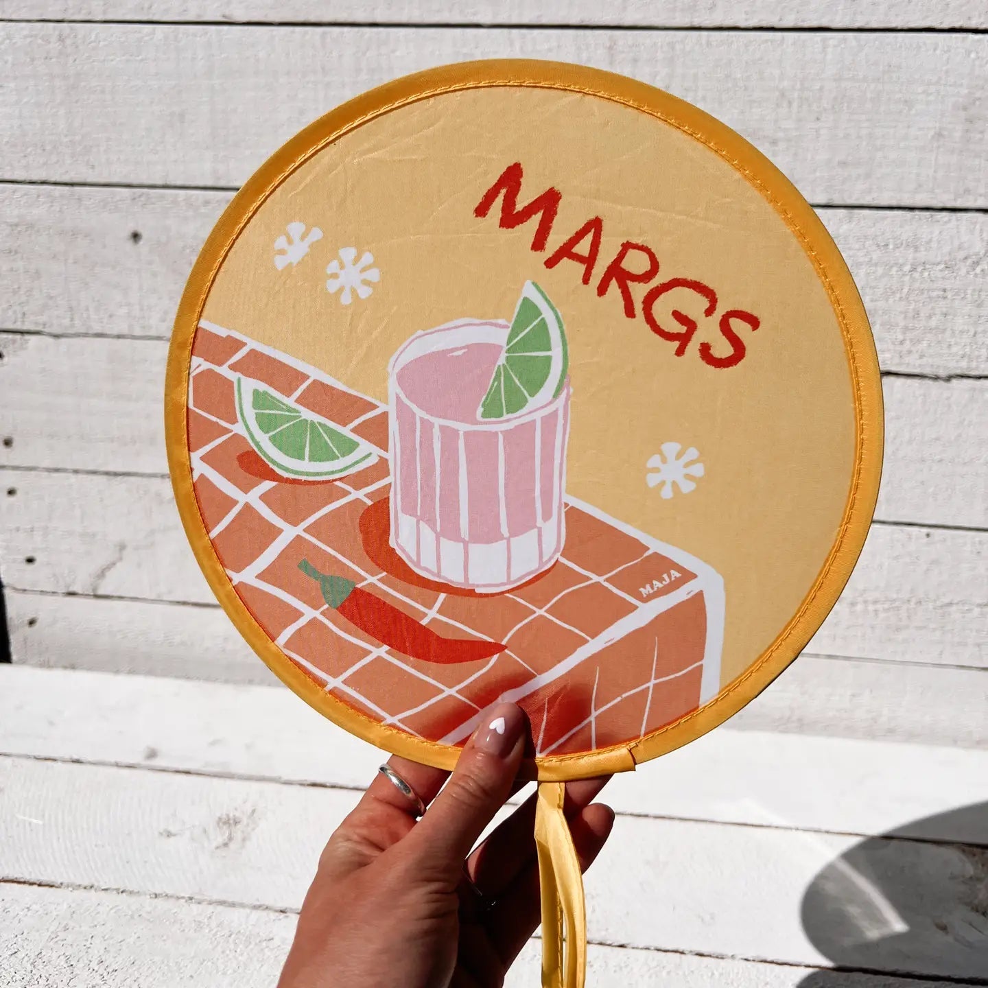 Maja Foldable Hand Fan - 3 Stylish Designs Sun Republic 