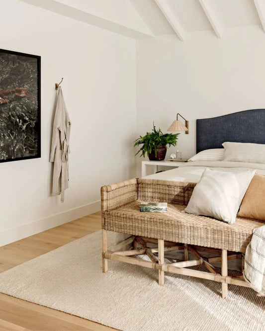 Malawi Cane Bench Seat