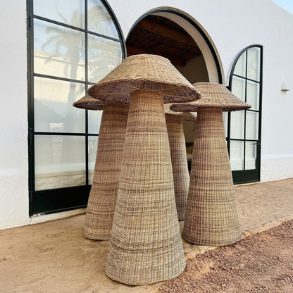 Malawi Cane Floor Lamp Sun Republic 