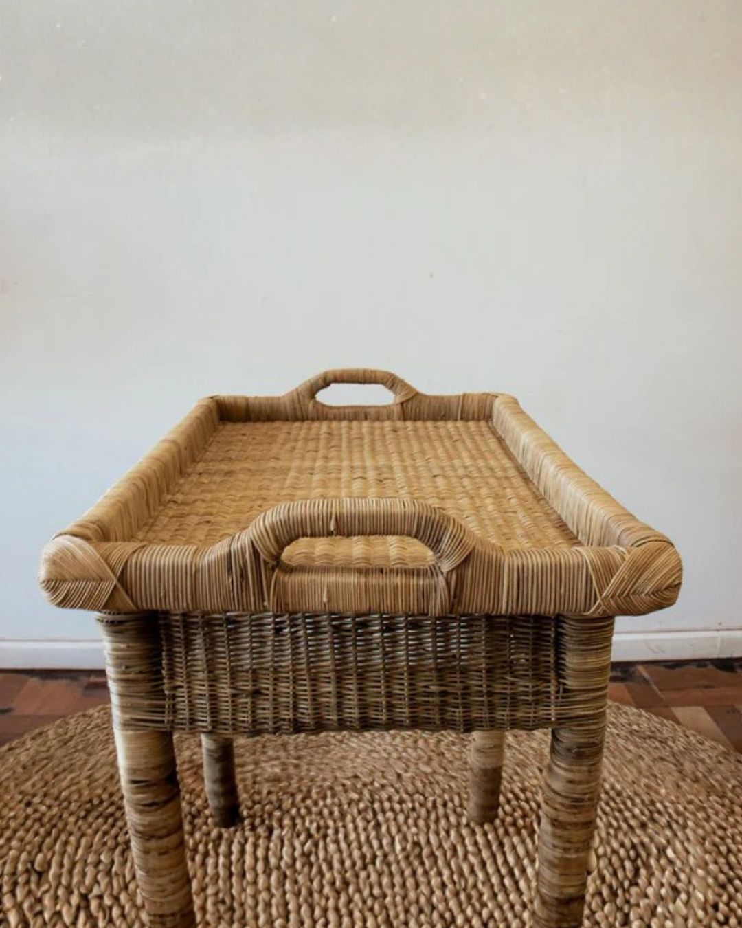 Malawi Cane Woven Serving Tray Sun Republic 