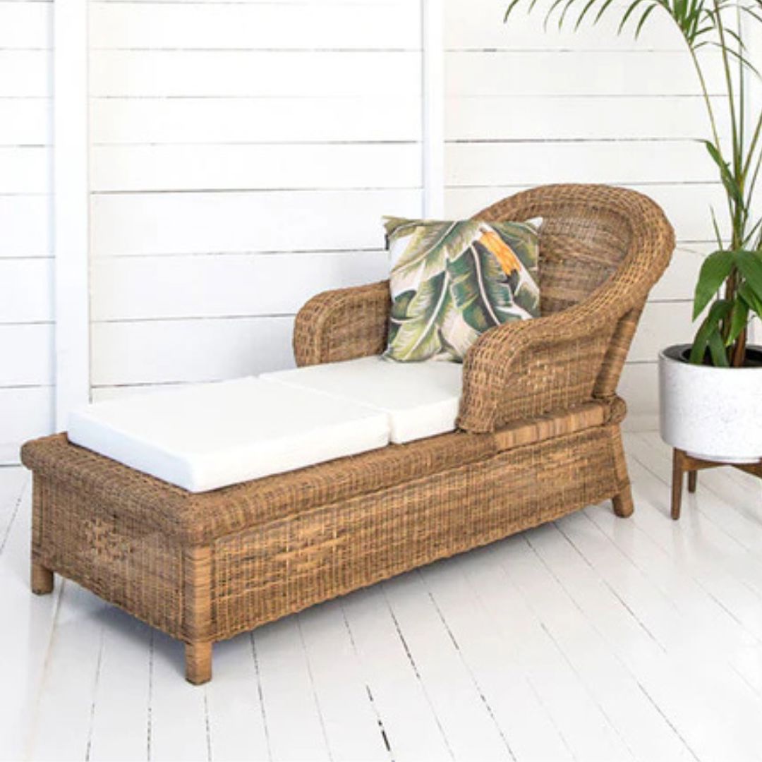 Malawi Woven Cane Sunlounge | Pre-Order November Coastal Drift 
