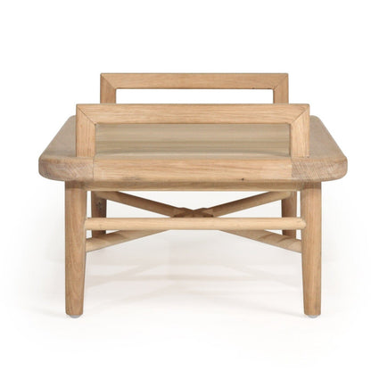 Malie American Oak Ottoman Sun Republic 