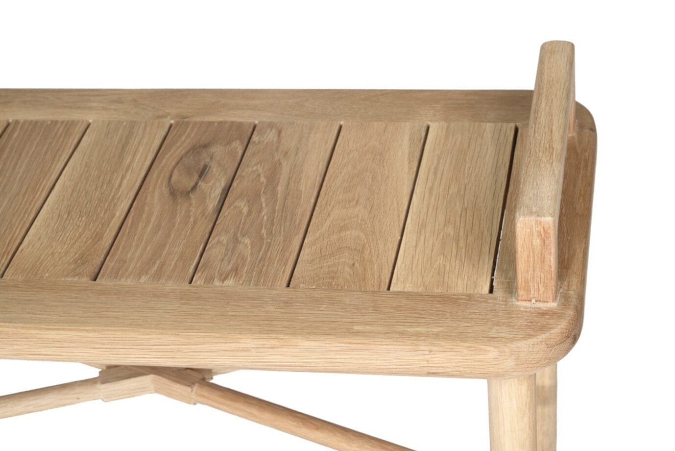 Malie Bench Seat – American Oak with White Cushion Sun Republic 