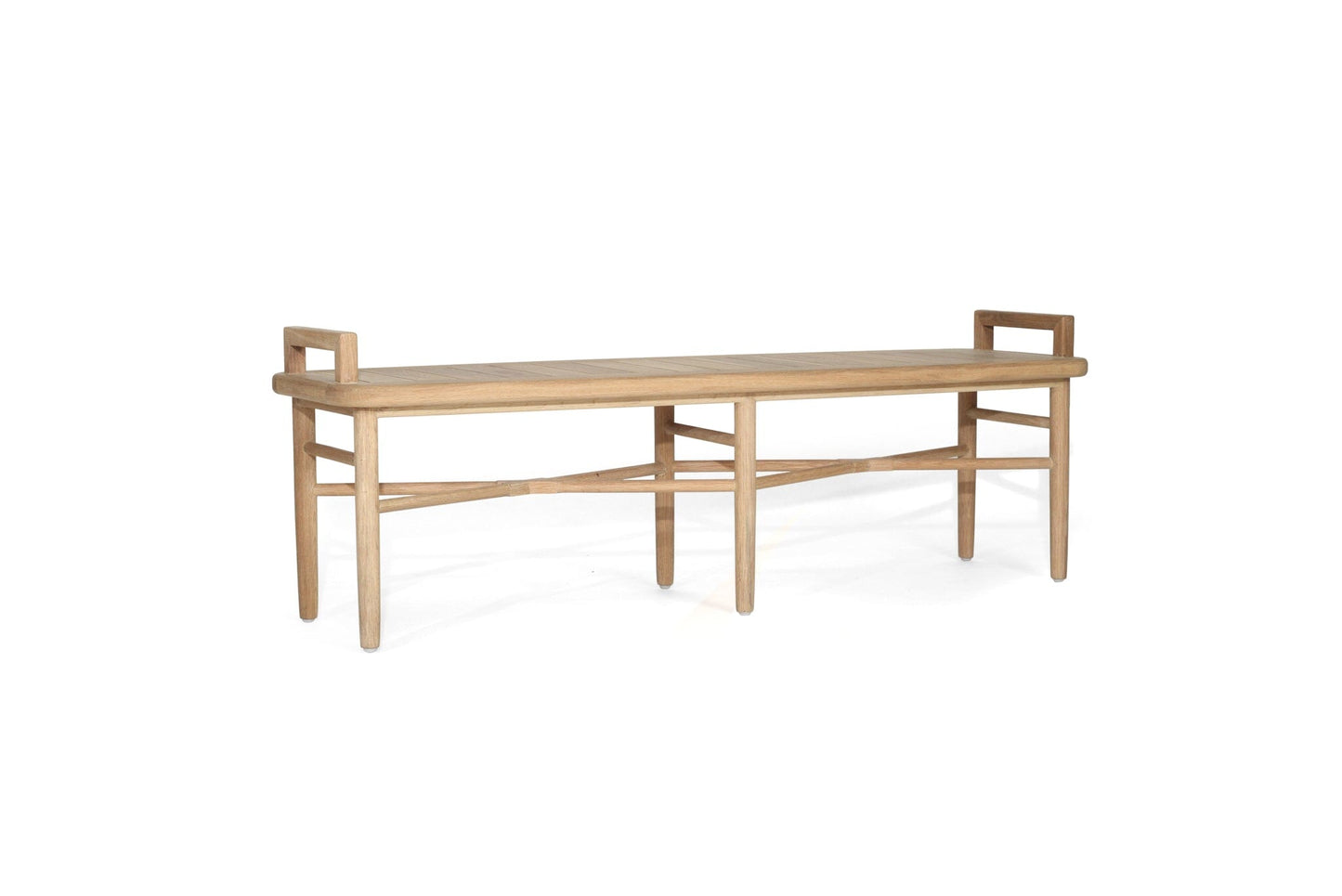 Malie Bench Seat – American Oak with White Cushion Sun Republic 