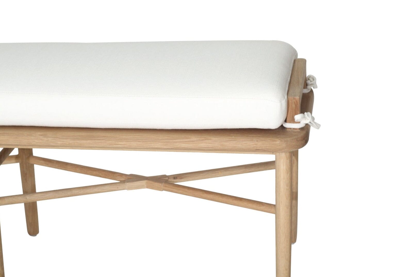 Malie Bench Seat – American Oak with White Cushion Sun Republic 