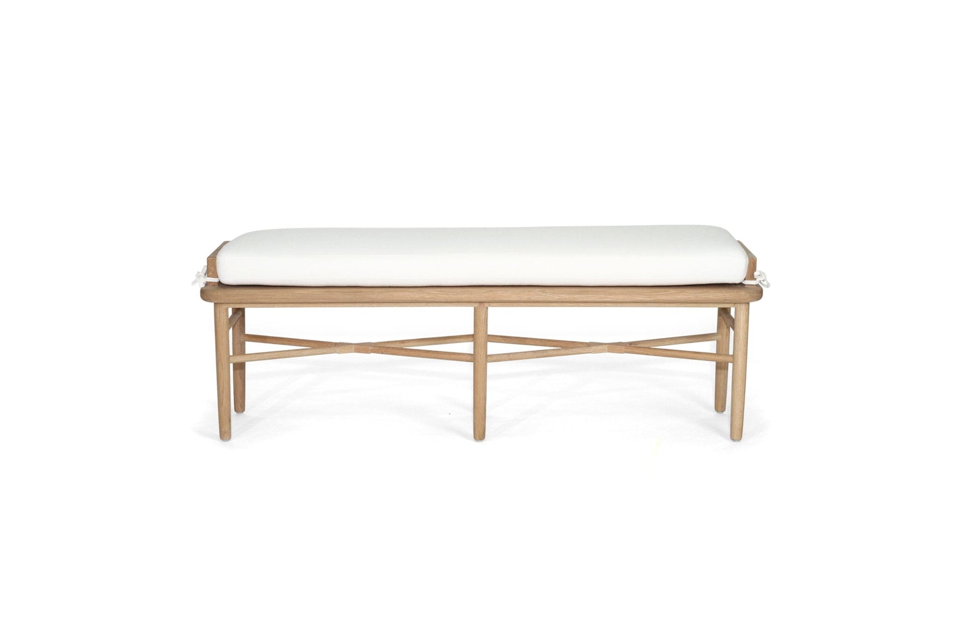 Malie Bench Seat – American Oak with White Cushion Sun Republic 