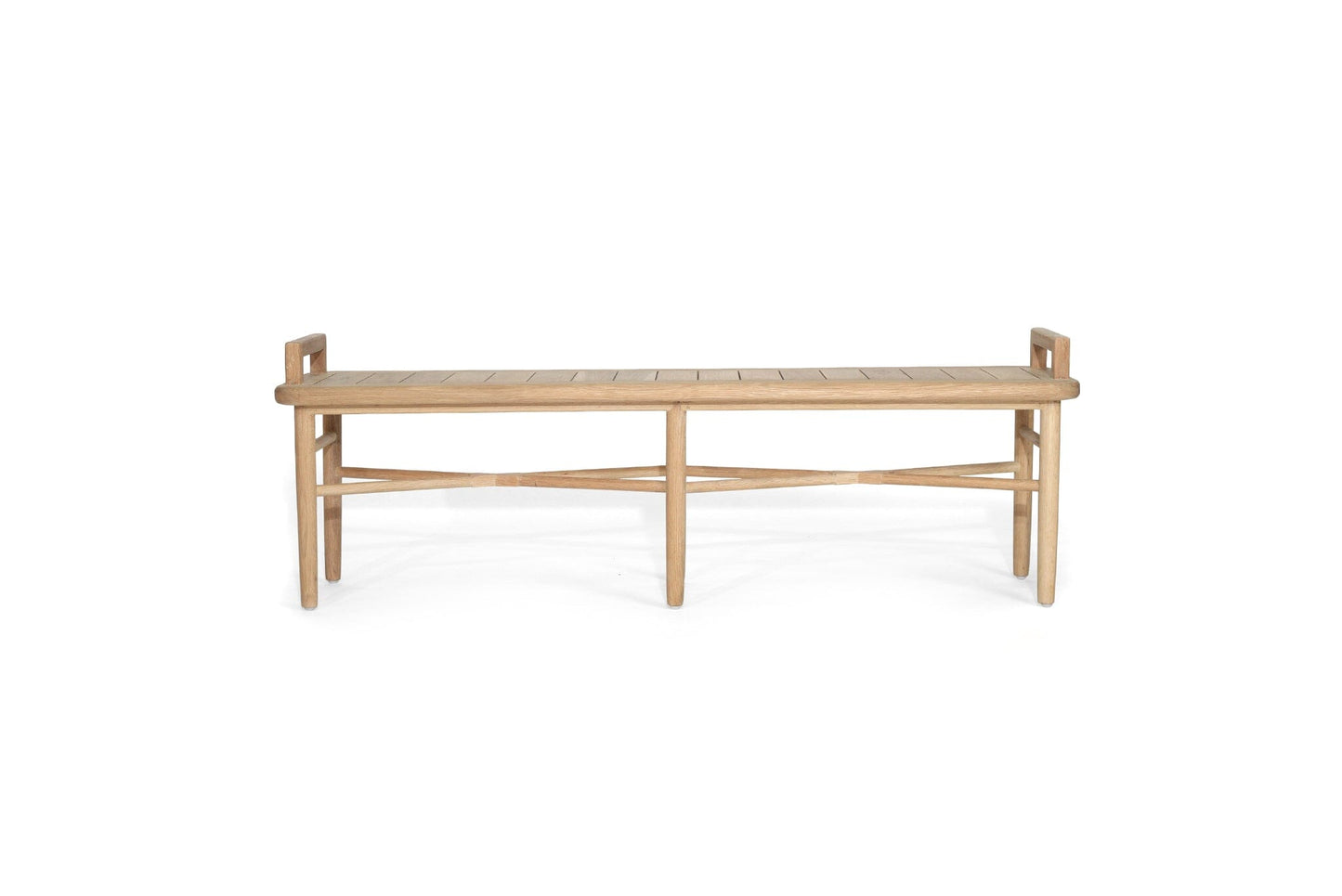 Malie Bench Seat – American Oak with White Cushion Sun Republic 