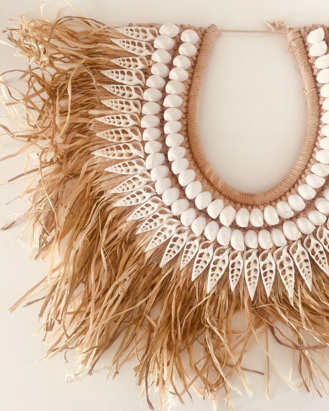 Maui Raffia & Shell Wall Hanging Sun Republic 