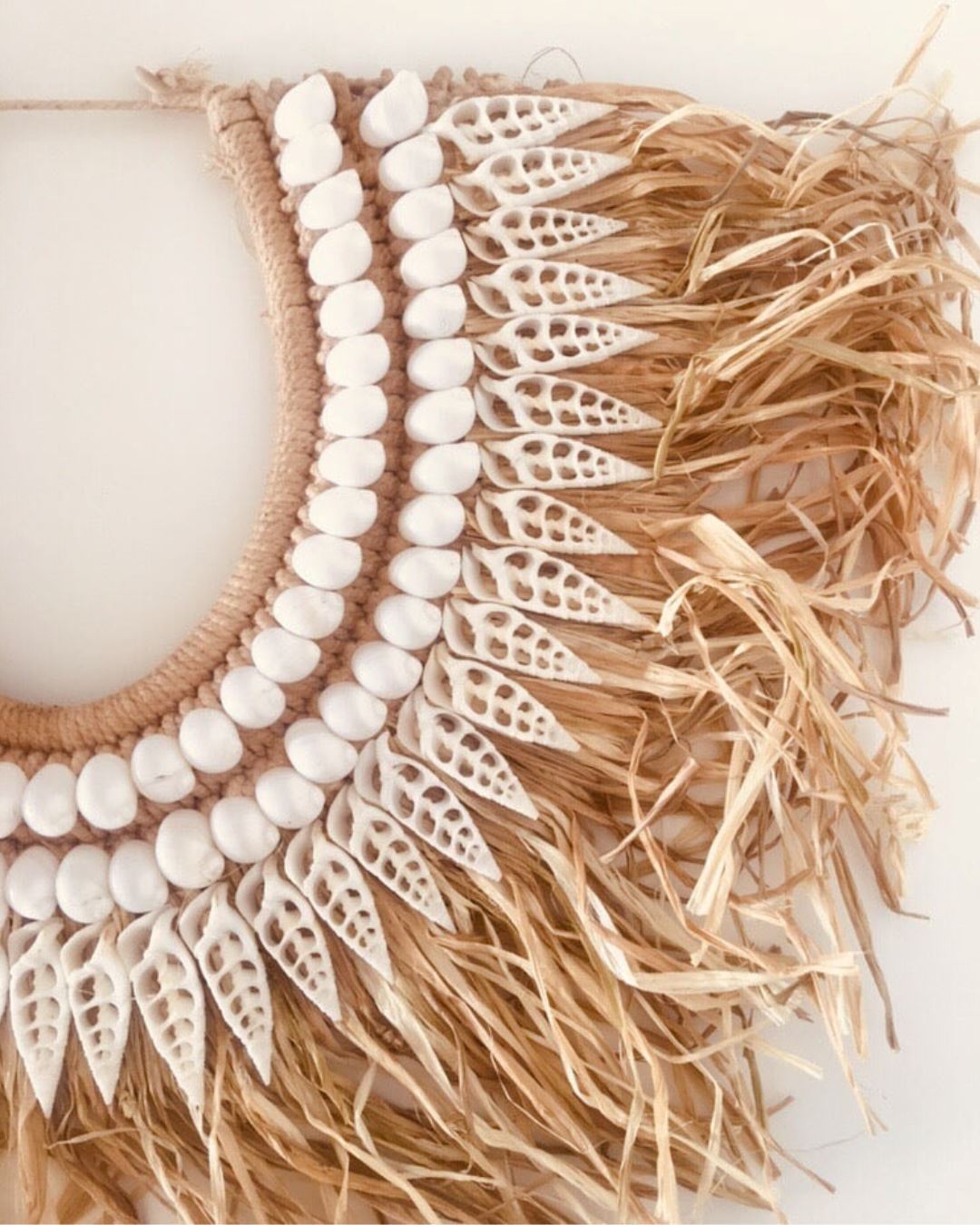 Maui Raffia & Shell Wall Hanging Sun Republic 