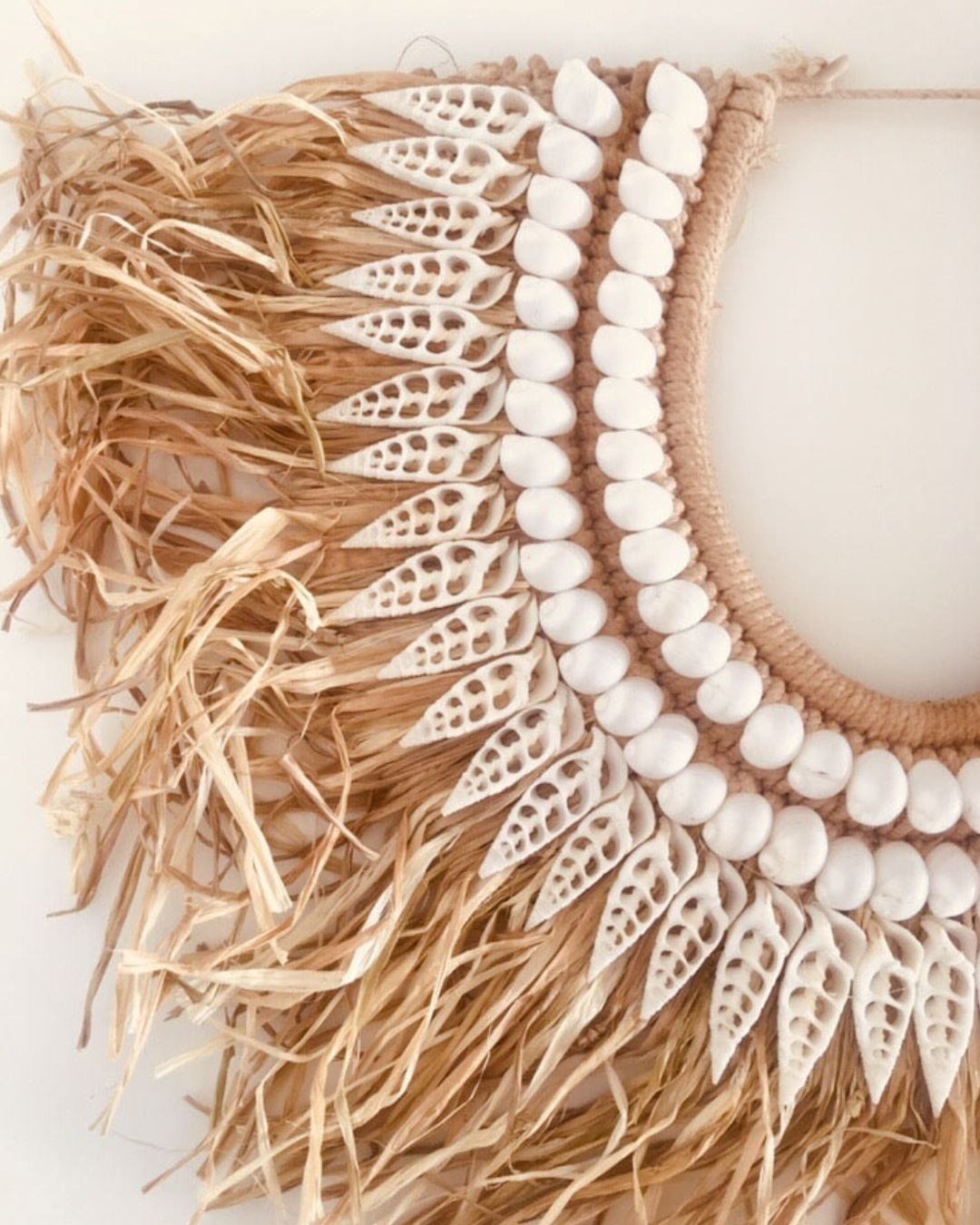 Maui Raffia & Shell Wall Hanging Sun Republic 