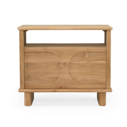Mea Natural Teak Bedside Table Sun Republic 