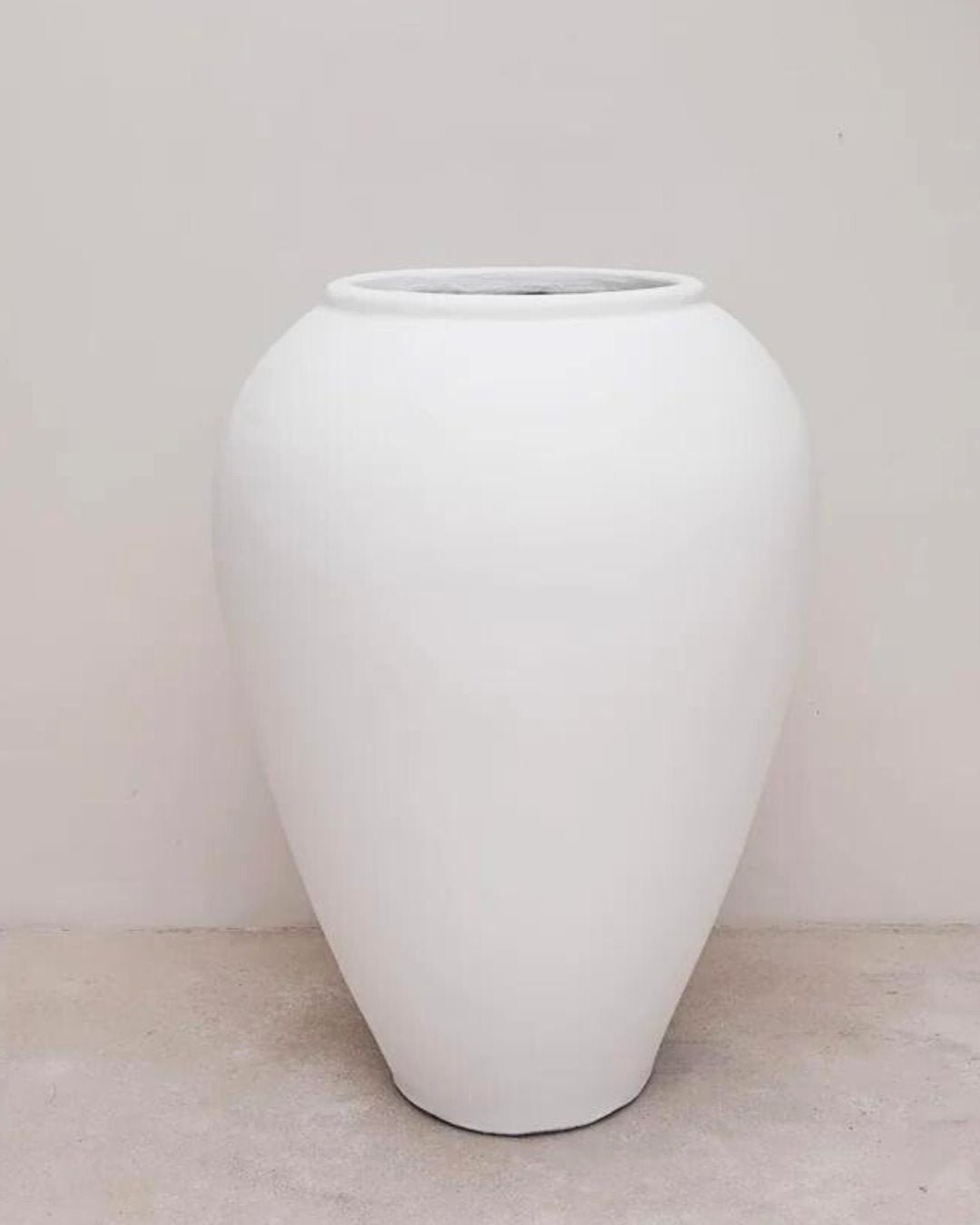 Milos Large White Floor Vessel/Vase Sun Republic 