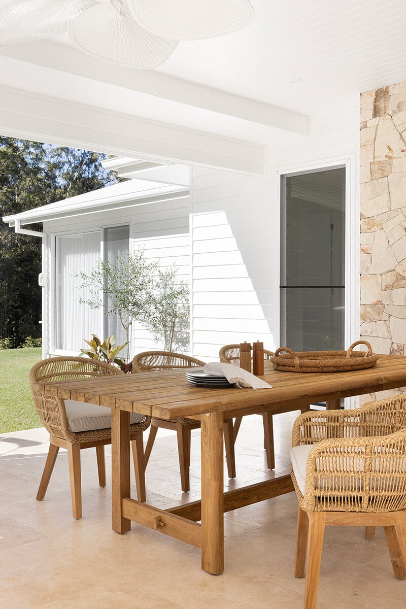 Monaco Teak Dining Table Outdoor Abide 