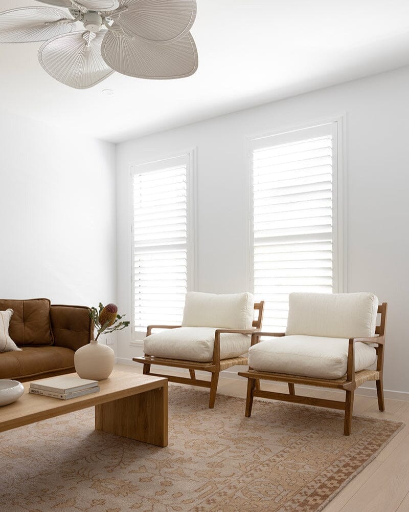 Morgan Teak & Rattan Armchair - (Stain Free Fabric) Sun Republic 