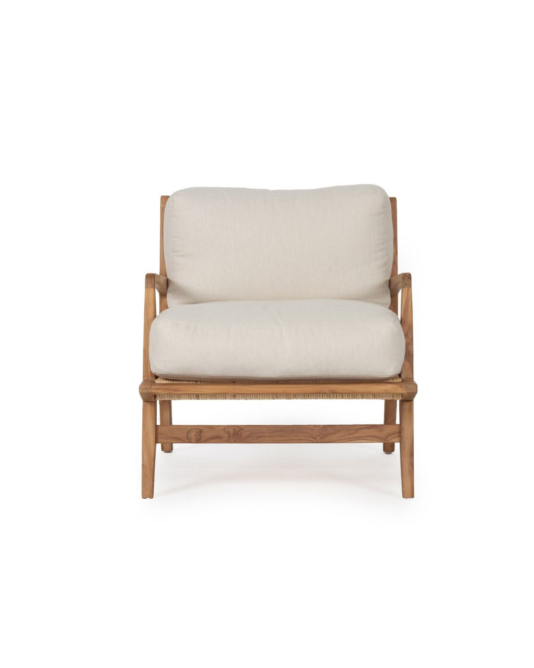 Morgan Teak & Rattan Armchair - (Stain Free Fabric) Sun Republic 