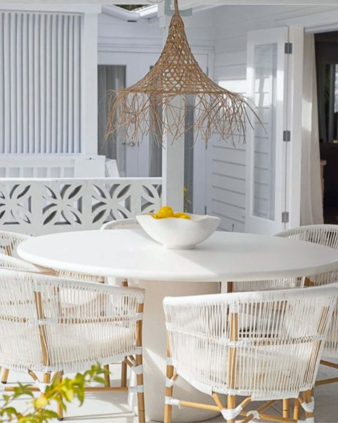 Mykonos Rattan Pendant Ocean Luxe 