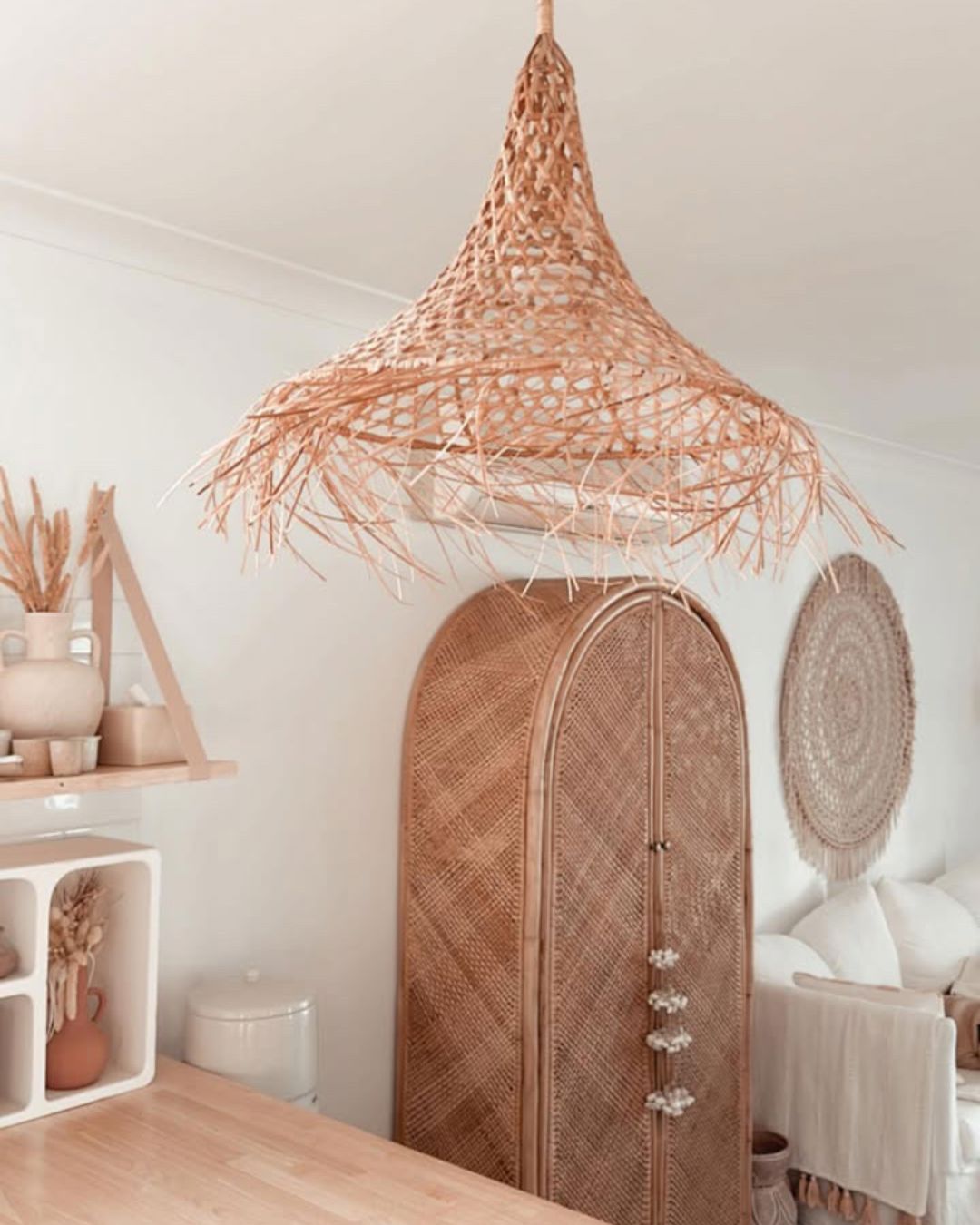 Mykonos Rattan Pendant Ocean Luxe 