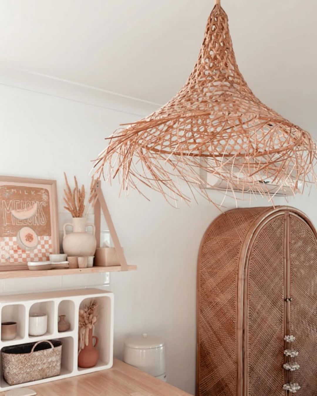 Mykonos Rattan Pendant Ocean Luxe 