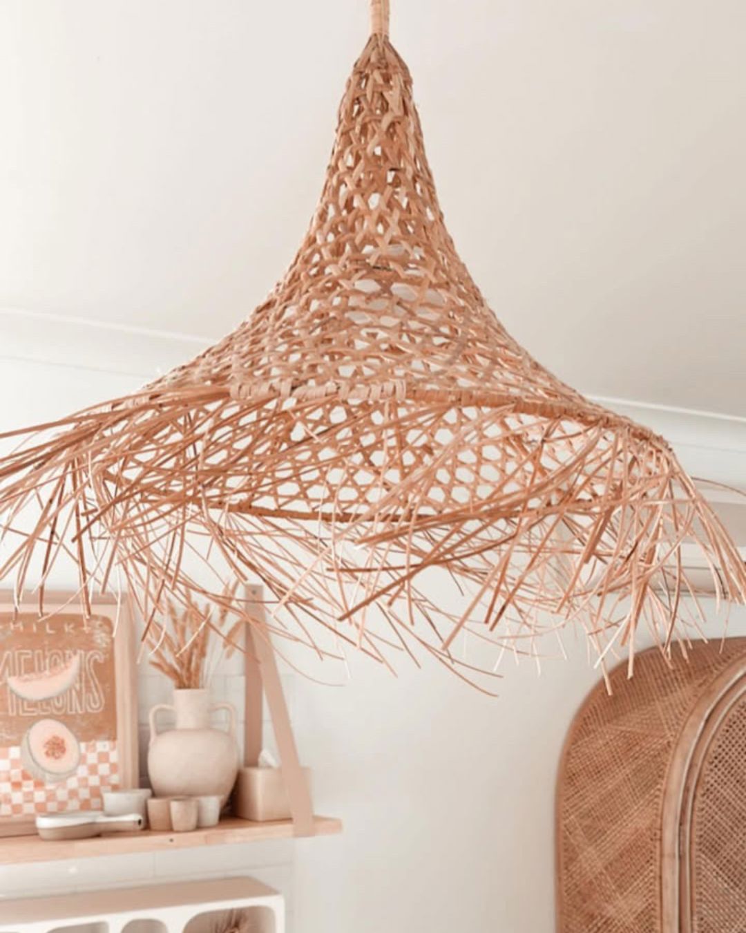 Mykonos Rattan Pendant Ocean Luxe 