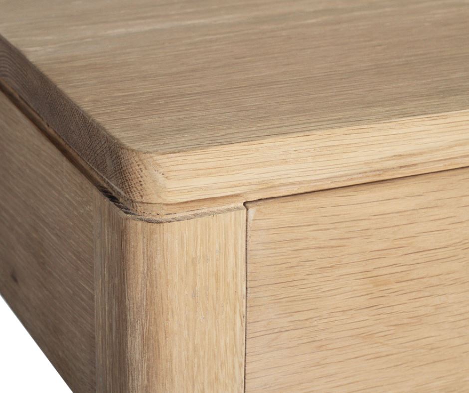 Natural American Oak Bedside Table - Kara Sun Republic 