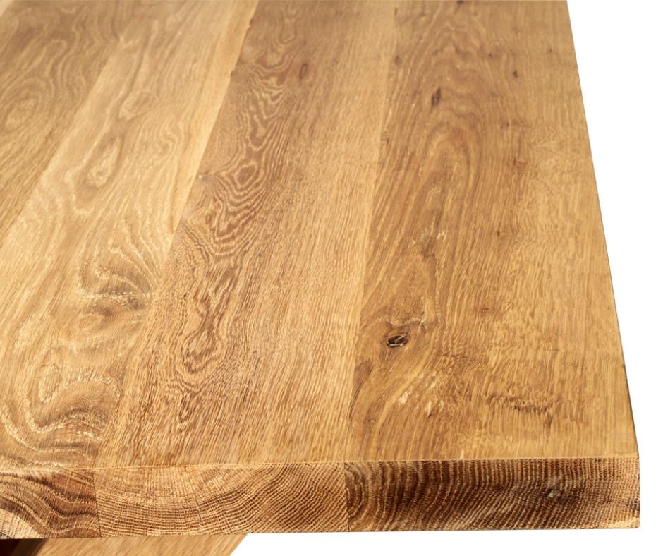 Natural American Oak Dining Table - Esperance Sun Republic 