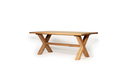 Natural American Oak Dining Table - Esperance Sun Republic 