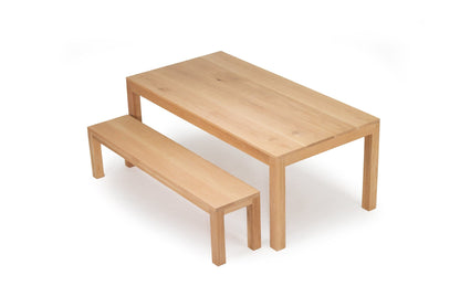 Natural American Oak Dining Table - Scarborough Sun Republic 