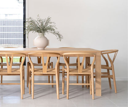 Natural American Oak Dining Table - Scarborough Sun Republic 