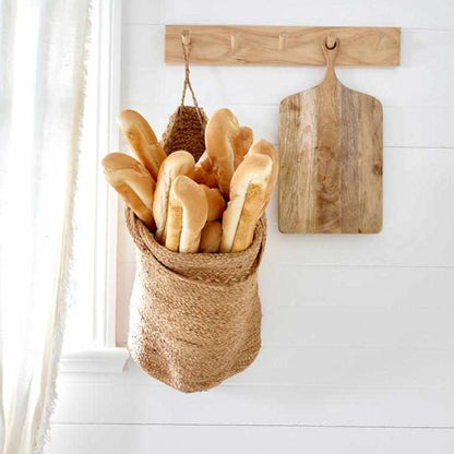 Natural Jute Artisan Handwoven Hanging Sacks - (Set of 2) Sun Republic 