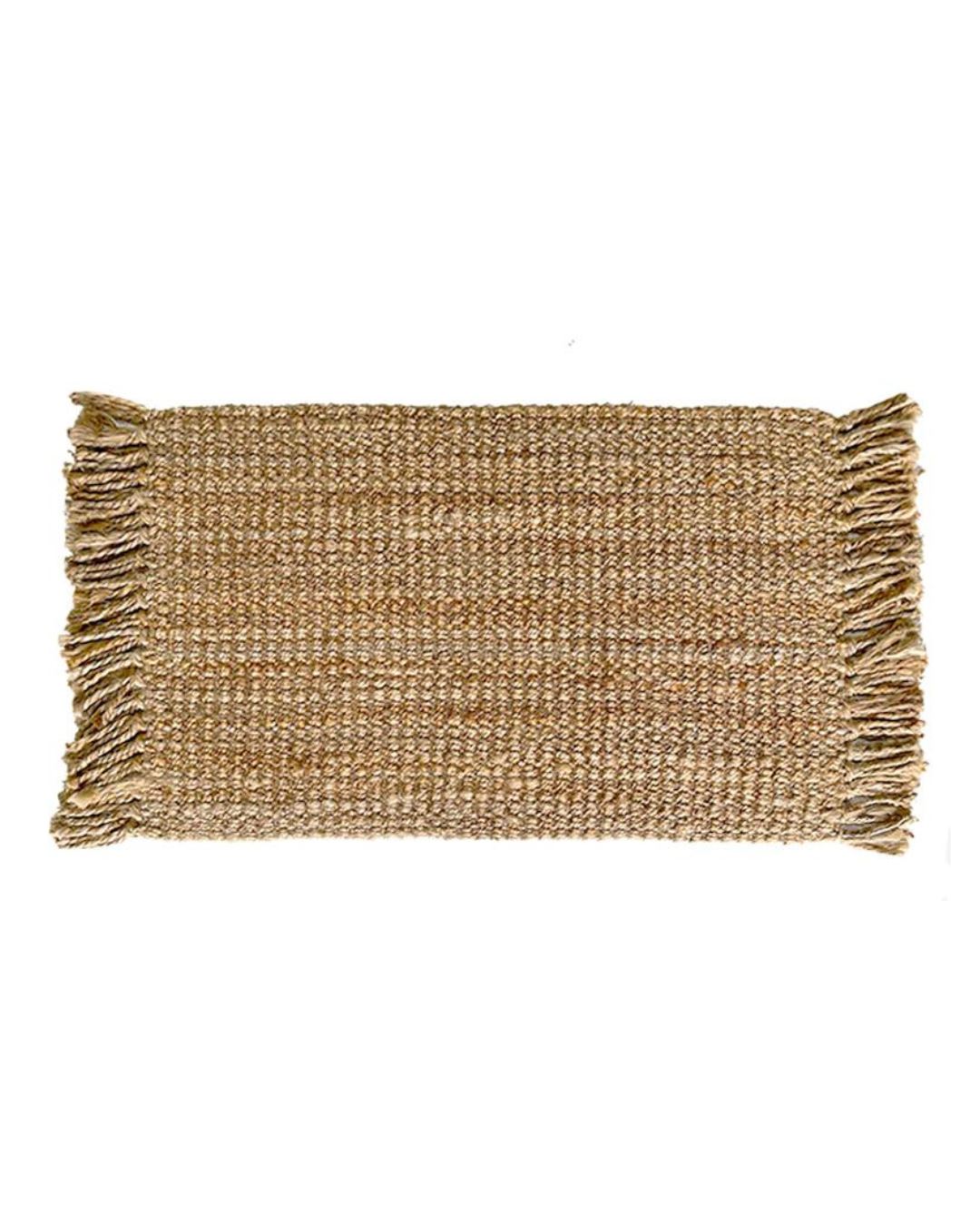 Natural Jute Floor Mat With Non-Slip Back Door Mates 