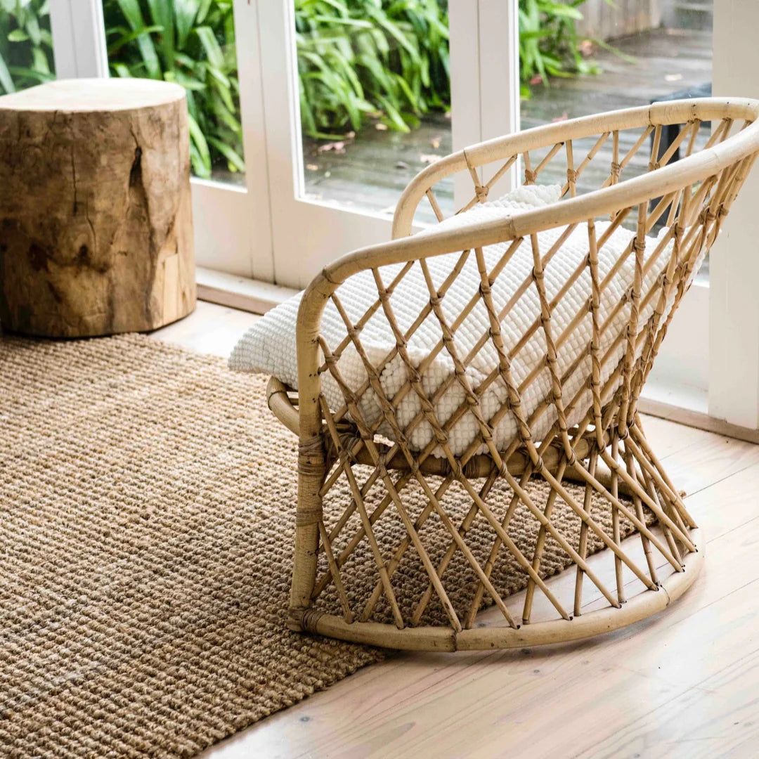 Natural Jute Floor Rugs & Runners Zebra 