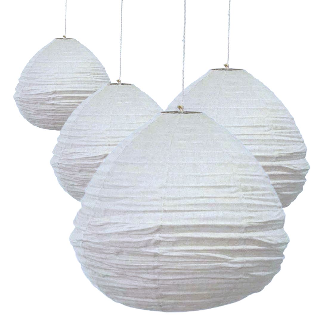 Natural Linen Fabric Pendant Light Shade Sun Republic 