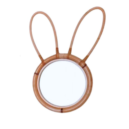 Natural Rattan Bunny Mirror Sun Republic 