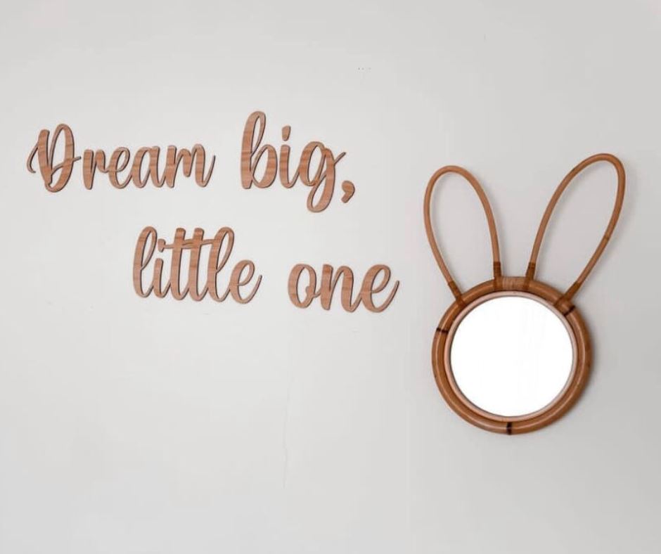 Natural Rattan Bunny Mirror Sun Republic 