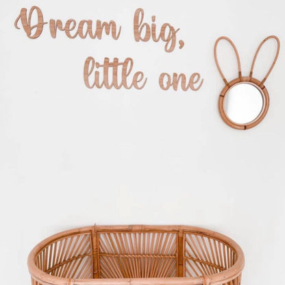 Natural Rattan Bunny Mirror Sun Republic 