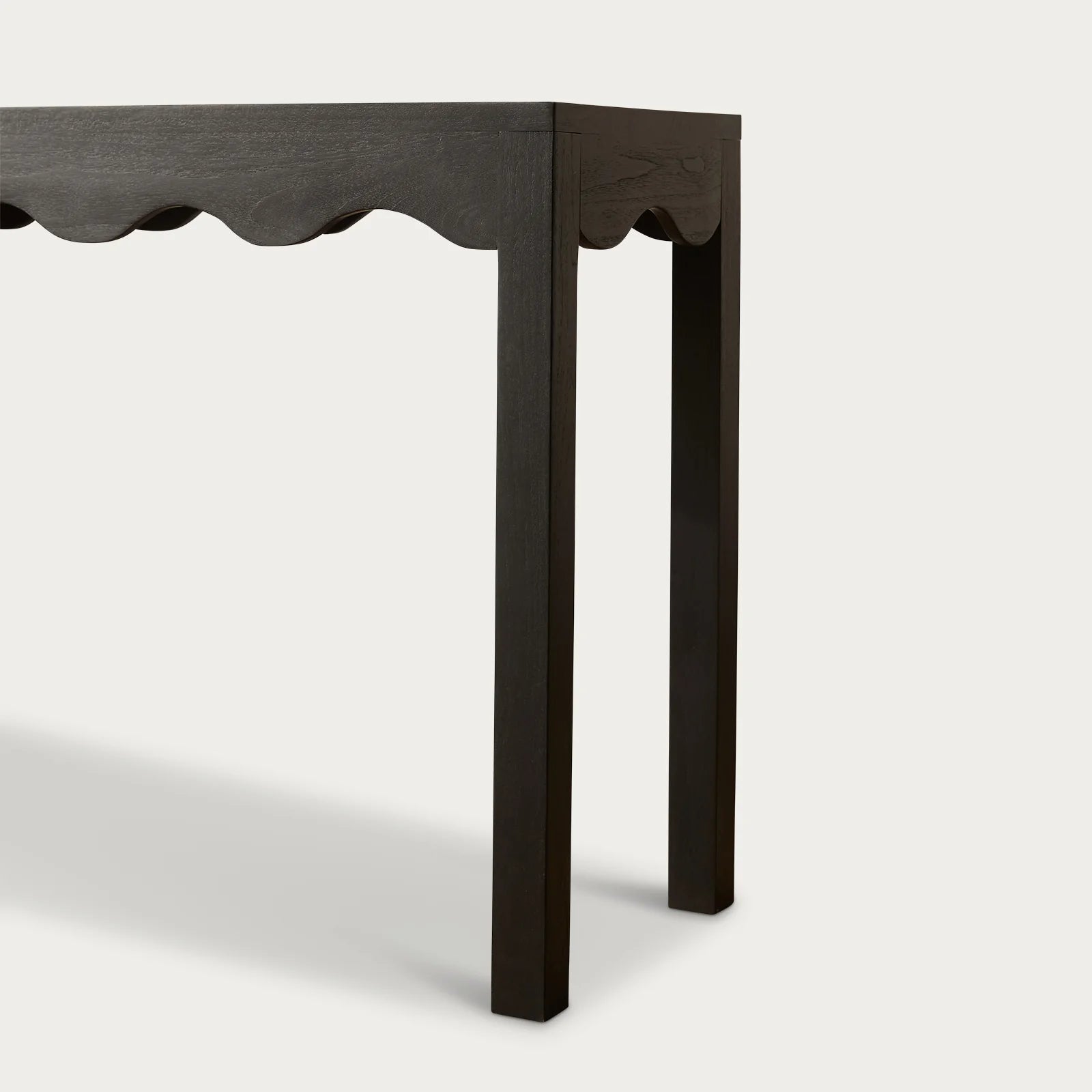 Natural Teak Console Black - Audrey McMullin & Co 