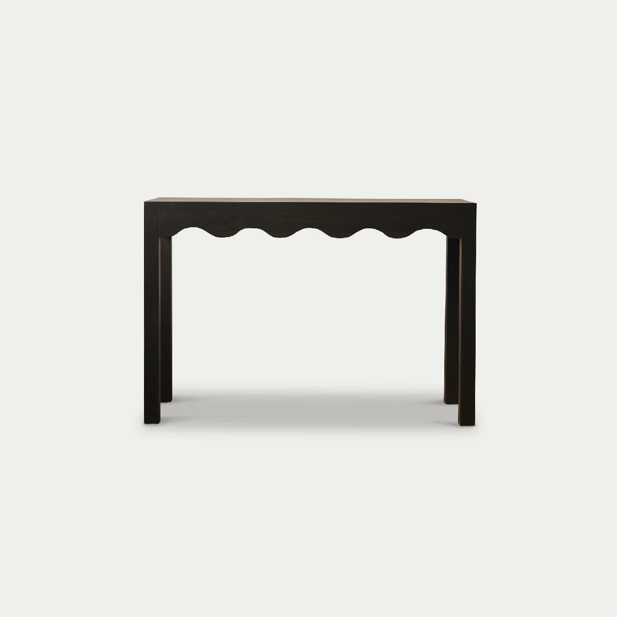 Natural Teak Console Black - Audrey McMullin & Co 