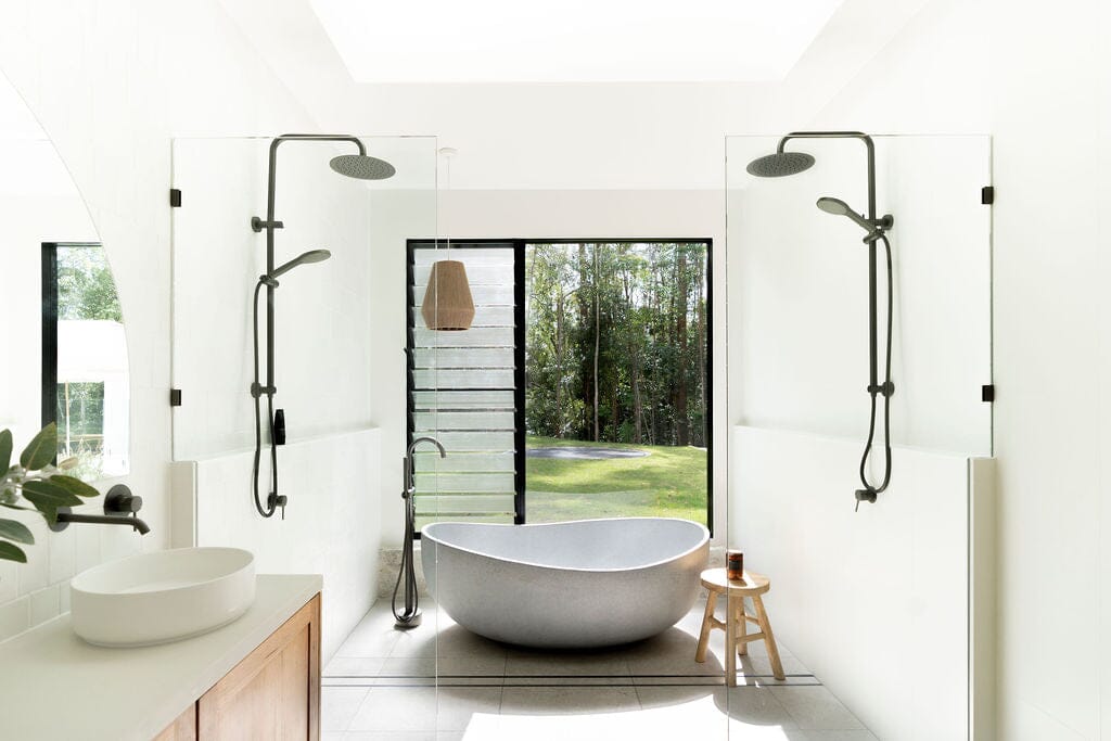 Natural Teak Round Short Stool 