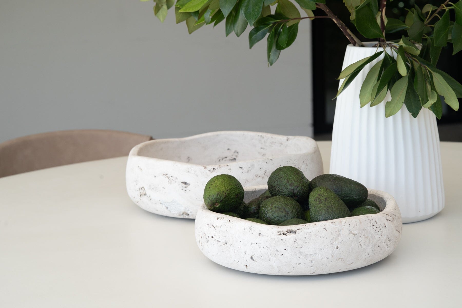 Natural Travertine Bowl Abide 