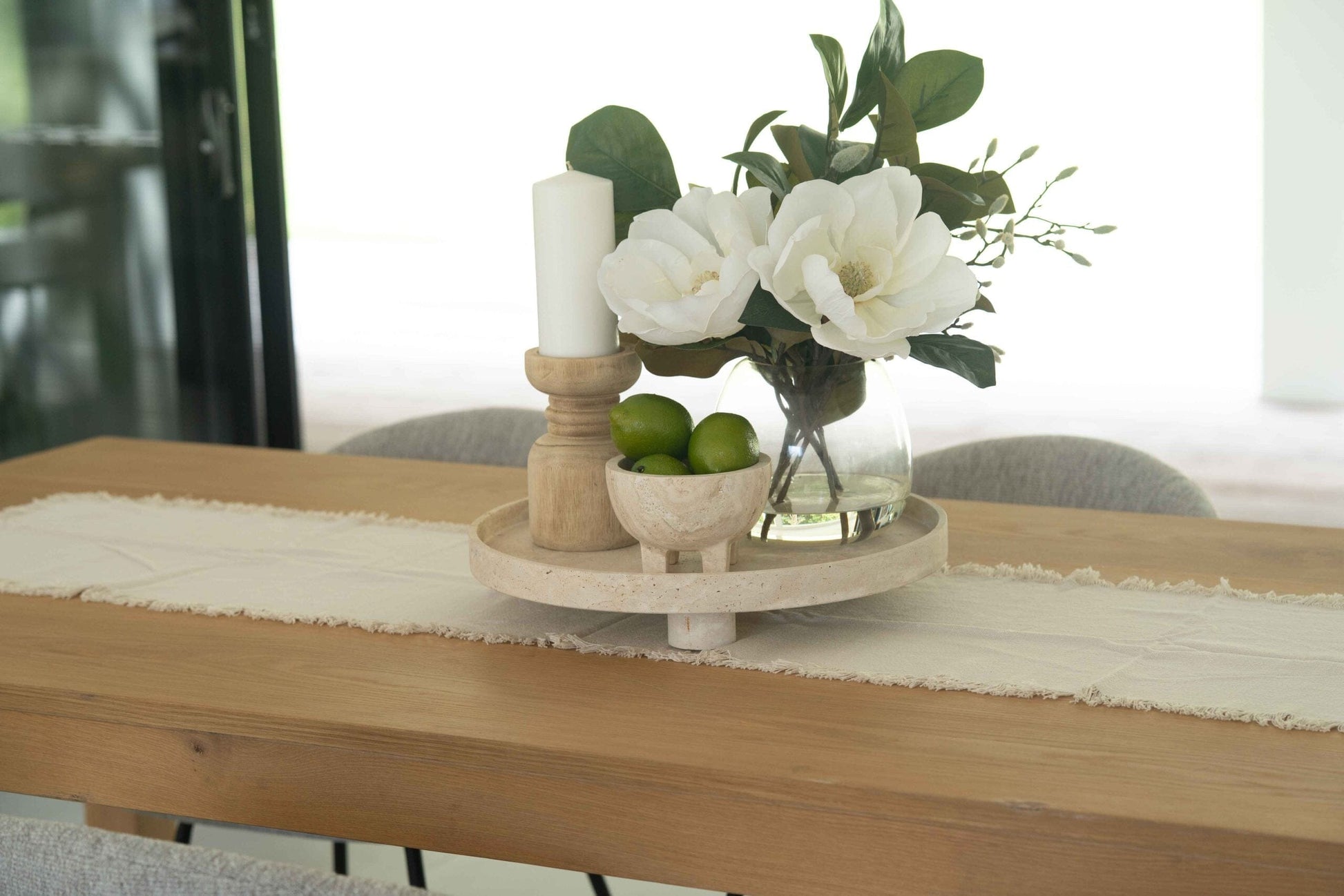 Natural Travertine Tray Abide 