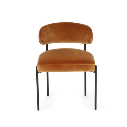 New York Dining Chair – Rust Velvet Sun Republic 