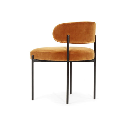 New York Dining Chair – Rust Velvet Sun Republic 