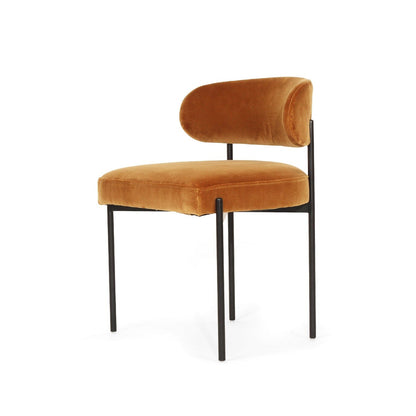 New York Dining Chair – Rust Velvet Sun Republic 