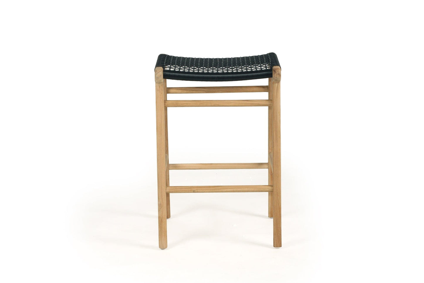 Noosa Counter/Bar Saddle Stool - Black (Indoor/Outdoor) Sun Republic 