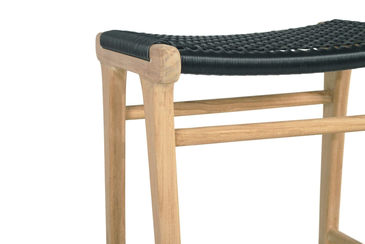 Noosa Counter/Bar Saddle Stool - Black (Indoor/Outdoor) Sun Republic 