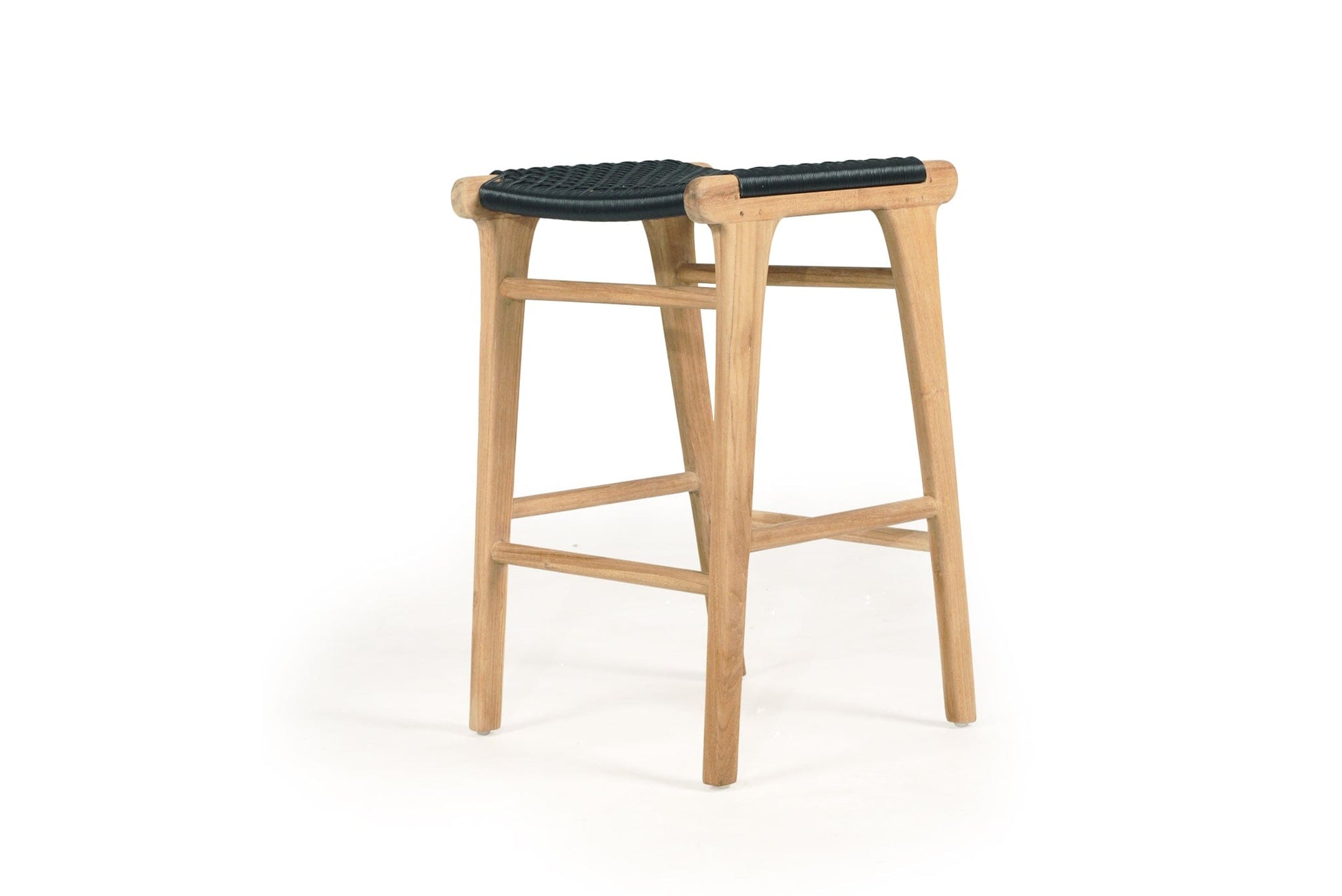 Noosa Counter/Bar Saddle Stool - Black (Indoor/Outdoor) Sun Republic 