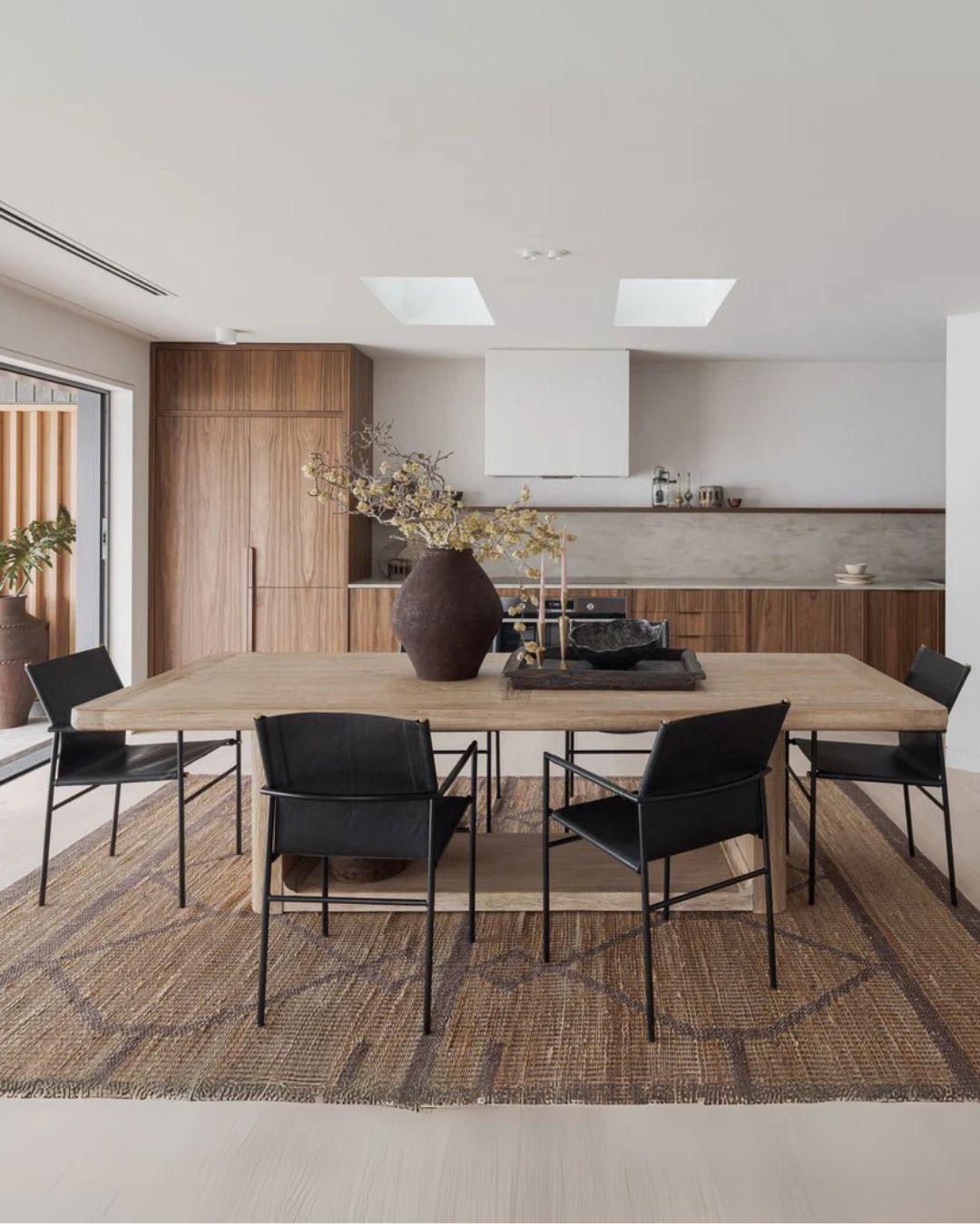 Oliver Black Leather Dining Chair - Industrial Steel Frame with Armrests Indigo Love 