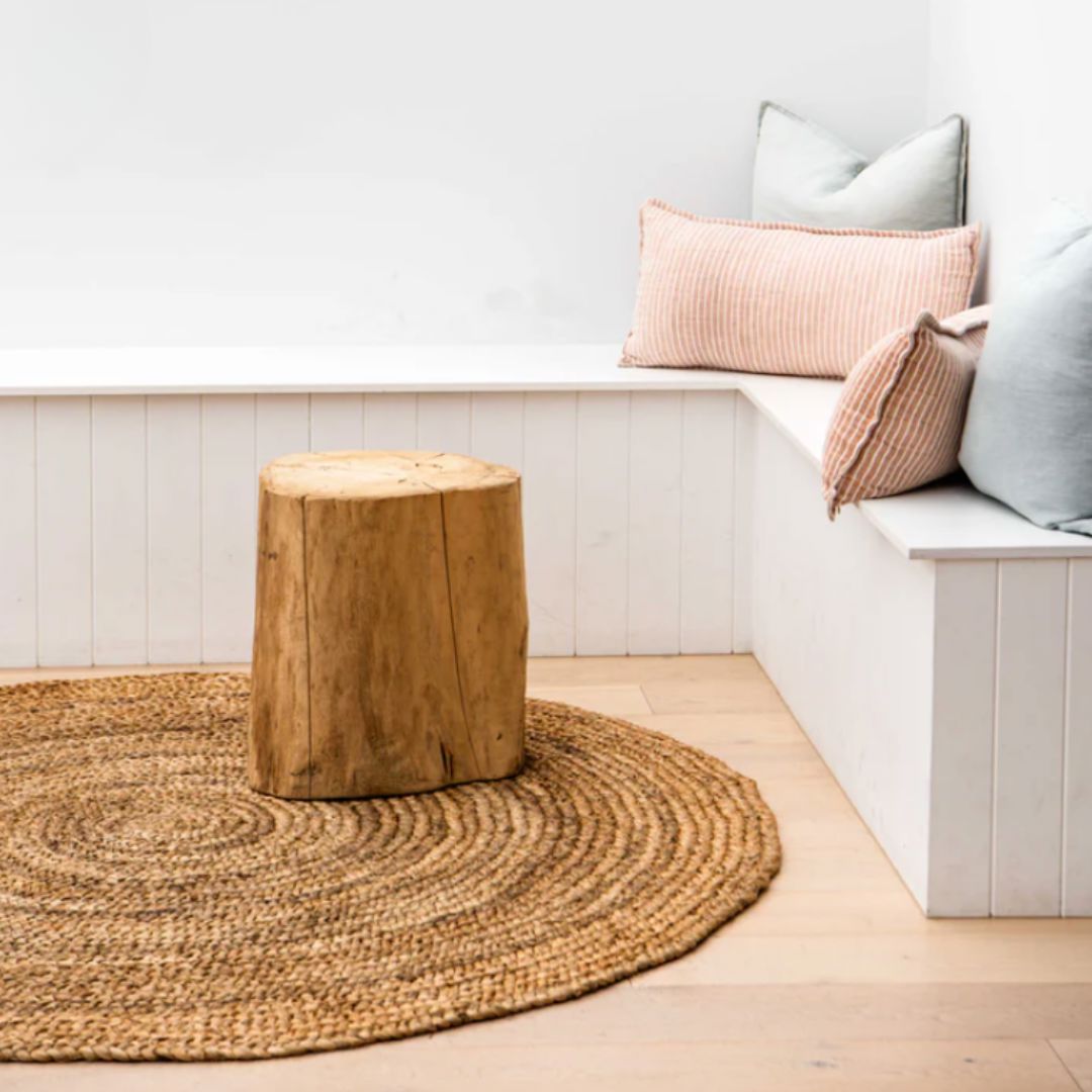 Organic Jute Round Rug | Natural 